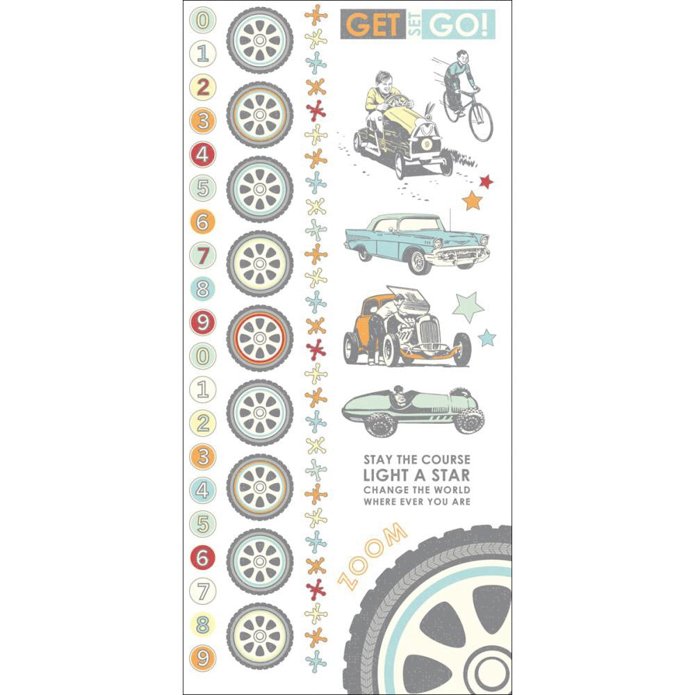 image_19f2a2f2-05a5-49f7-a654-9da6d9def8b6.jpg Kaisercraft ON THE MOVE Colour Rub-Ons 8.25"X4" 1pc - Image 1