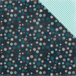 Echo Park Hello Winter FROSTY NIGHT 12"x12" Scrapbook Paper