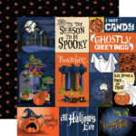 Carta Bella Hocus Pocus MULTI JOURNALING CARDS 12"x12" Scrapbook Paper