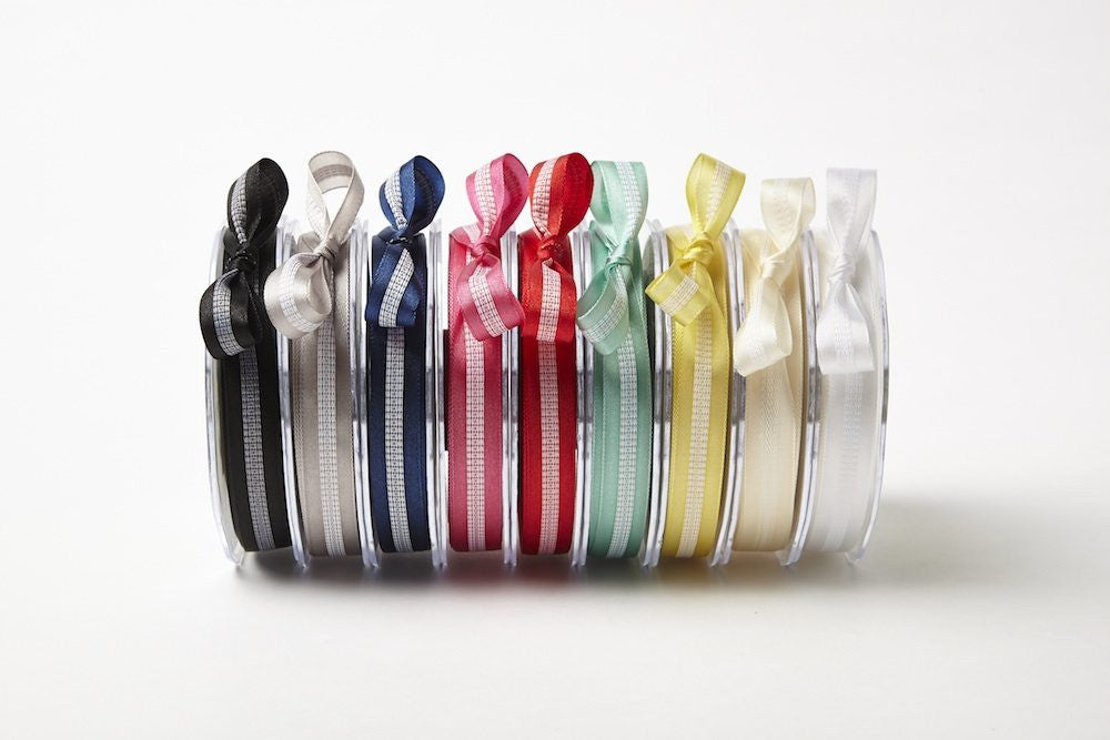 image_1c95d90d-e9ef-488f-8f7c-c4f3875e1686.jpeg May Arts 5/8" SOLID WITH STITCHED CENTER Ribbon 1 yard yd - Image 1