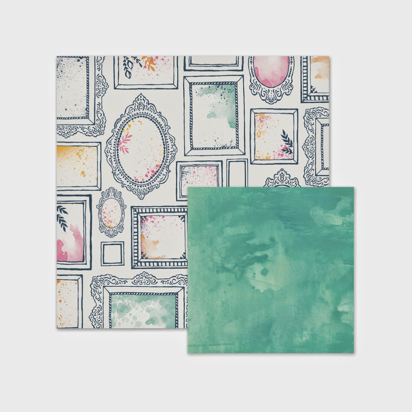 image_1d25d113-ad70-4069-9b12-2389ff05d514.jpeg WeRM INKED ROSE 12"X12" Scrapbook Paper - Image 1
