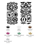 American Crafts THICKERS ACCENTS Shapes Chipboard Stickers 39pc - Image 2