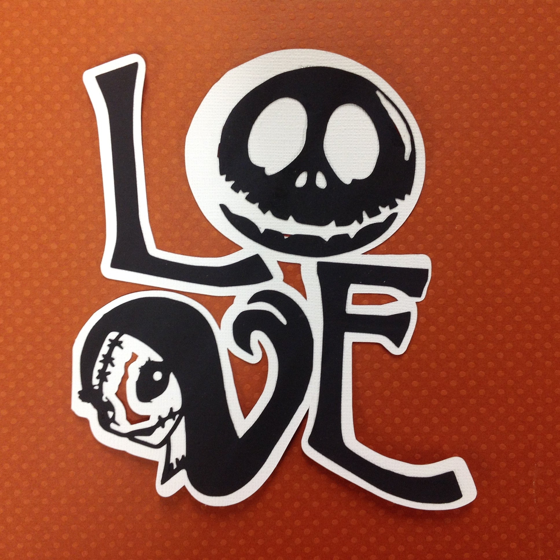 image_1df0b74b-8f57-4434-85af-31cdf37e7146.jpeg Custom NIGHTMARE BEFORE CHRISTMAS Love Die Cut - Image 1