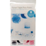 Kaisercraft Tissue Paper Pom Poms BUBBLEBUM Blue