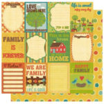 Best Creation HOME MEMORIES 12"X12" Scrapbook Paper 1pc - Image 3