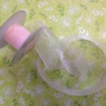 May Arts 1 1/2" Sheer Organza Ribbon 1 yard yd - Image 6