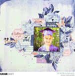 Kaisercraft Misty Mountains LIGHT LEAKS 12"X12" Scrapbook Sheet - Image 3