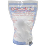 Plasteel Corp HALF BALLS Smooth Foam White 4pc 4 1/2"