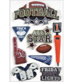 Paper House SPORTS 3D Scrapbook Stickers 4.5"x 7" - Image 2