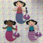 MERMAID Scrapbook Die Cut Embellishment - Image 4