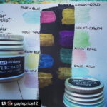Prima Finnabair Art Alchemy OPAL MAGIC CORAL Acrylic Paint - Image 2