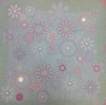 SK TURQUOISE FLOWER 12x12 Scrapbook Papers 2pc