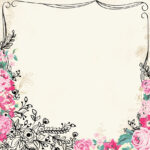 Pink Paislee Oh My Heart BELOVED FIVE 12"X12" Scrapbook Paper - Image 2