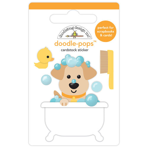 image_2506f58d-cc51-49de-89fb-36ae8500f01b.jpg Doodlebug Doodle-Pops RUB-A-DUB Stickers DoodlePops 3D 5pc - Image 1