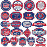 Reminisce MADE IN THE USA 12"X12" Sticker 22pc