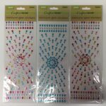 Crafter’s Square Starburst Gem Stickers 1 Sheet