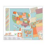 WeR Memory JET SET Travel 12X12 Scrapbook Album Kit 450pc - Image 2