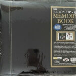Pioneer E-Z LOAD BLACK Leather 12"X12" Scrapbook Album