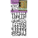 Dazzles CARD GREETINGS Black Peel Off Stickers 42pc