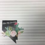 ETHEL M CHOCOLATES Watercolor Cactus 12"X12" Travel Paper