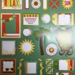 Storytellers ENDLESS SUMMER KIT 12"X12" Scrapbook Paper & DieCuts 5pc