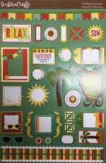 Storytellers ENDLESS SUMMER KIT 12"X12" Scrapbook Paper & DieCuts 5pc
