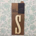 Papermania Bare Basics Wooden Adhesive LETTER S Wood