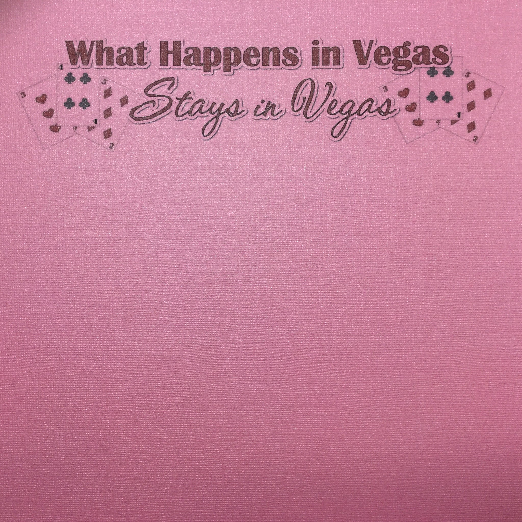image_296273cc-ee9a-4d86-a6e3-d379389f85d9.jpg What Happens In Vegas Sassy Bling Cardstock Paper - Image 1