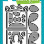 Lawn Fawn Cuts Tiny Gift Box DEER ADD-ON Craft Die 16pc