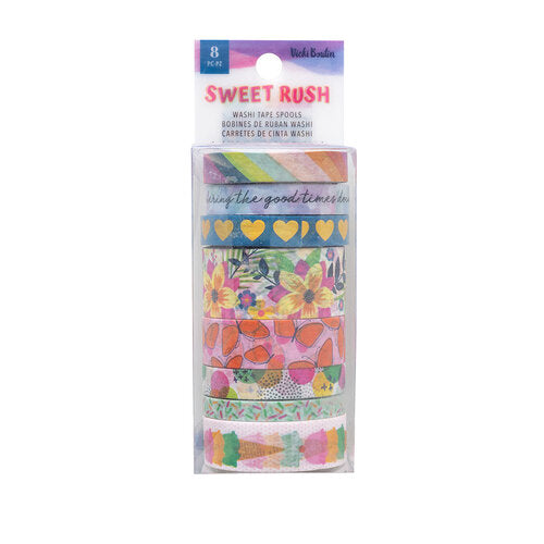 image_29914e87-2db0-488a-b111-5154aa00dd38.jpg Vicki Boutin SWEET RUSH Washi Tape 8pc - Image 1