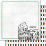 Italy ROME MEMORIES KIT Papers and Stickers 12pc - Image 7