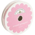 Doodlebug BABY GIRL Striped Grosgrain Ribbon 1 yard - Image 3