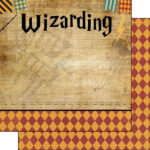 WIZARDING WORLD LEFT DS 12X12 Scrapbook Sheet