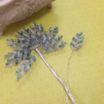 Clear Wheat Grass Vine Embellishment 3/4" X 2" 1pc - Image 3