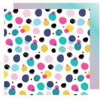 Shimelle Glitter Girl GET MESSY 12X12 Scrapbook Paper - Image 2