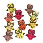 Eyelet Outlet BRIGHT OWL Brads 12pc