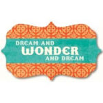 My Mind's Eye Collectable NOTABLE WONDER  DieCut Title