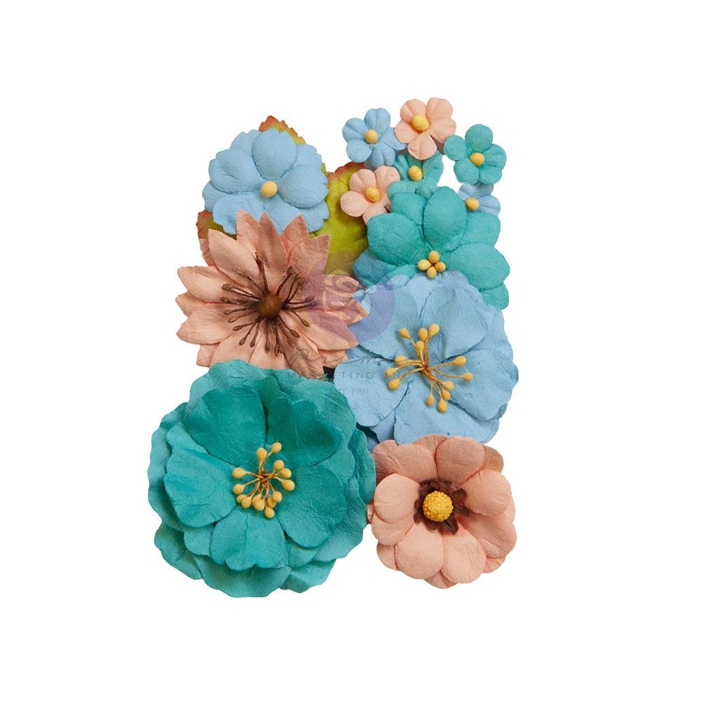image_2c1b6911-b53a-4f01-8688-5bb50135609a.jpg Prima PAINTED FLORAL SERENE BEAUTY Flowers 8pc - Image 1