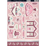 Kanban ENGLISH RIVIERA With Love Pink Toppers 2pc