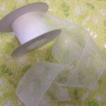 May Arts 1 1/2" Sheer Organza Ribbon 1 yard yd - Image 14