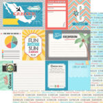 Scrapbook Customs Mexico CANCUN PARADISE 12x12 Scrapbook Paper - Image 7