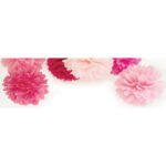 Kaisercraft Tissue Paper Pom Poms FAIRY FLOSS Pink - Image 3