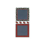 Leisure Arts RED PAISLEY Cowboy Cowgirl Farm Memories Stickers 1 Sheet