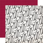 Echo Park Getaway PARIS 12x12 Cardstock Paper
