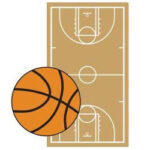Jolee's By You BASKETBALL Dimensional Stickers 2pc