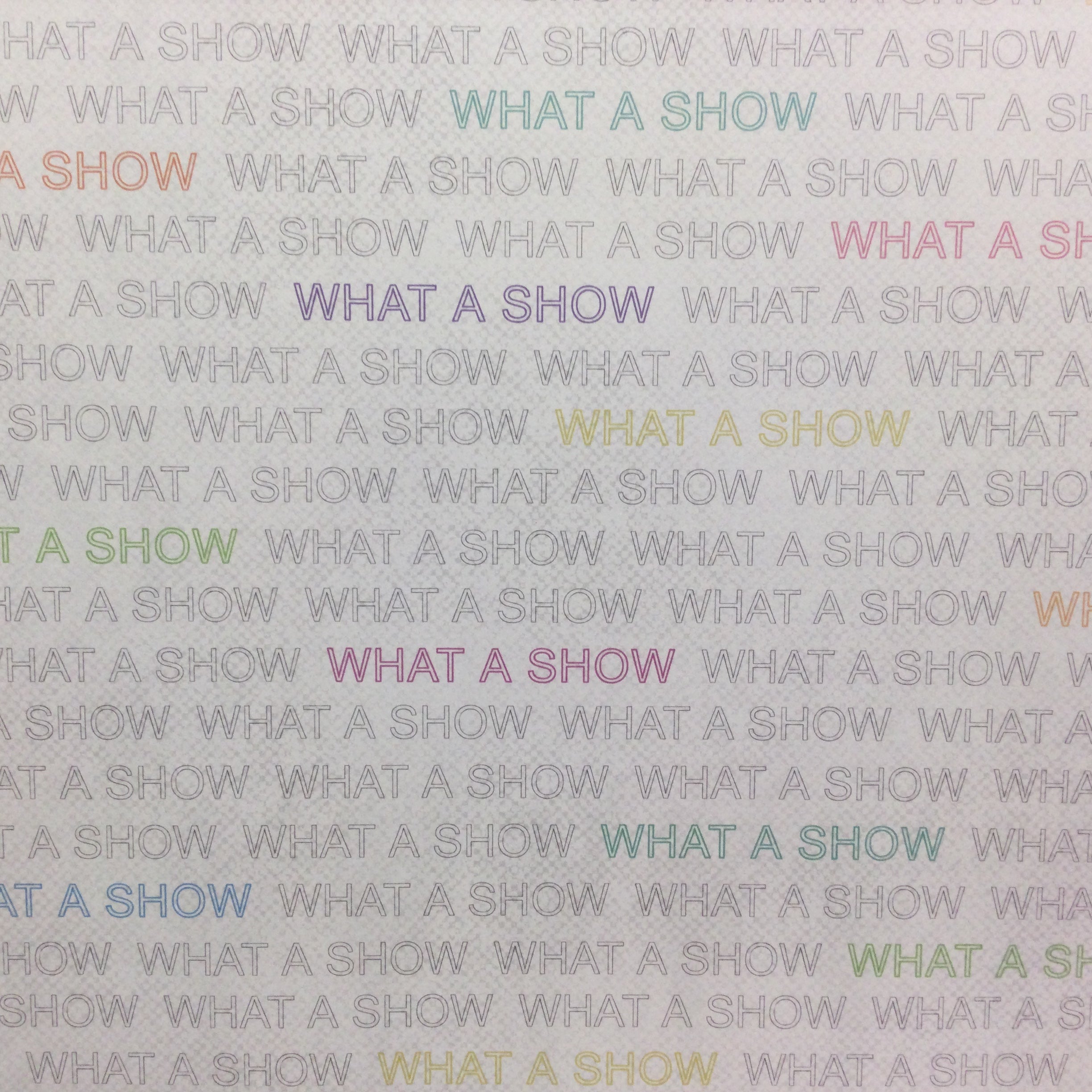 image_31a57d42-8413-422c-8fbe-4dde9ec1b29d.jpg WHAT A SHOW 12X12 Scrapbook Paper - Image 1