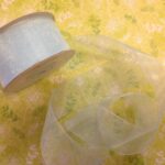 May Arts 1 1/2" Sheer Organza Ribbon 1 yard yd - Image 9