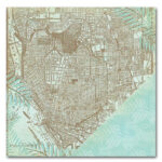 Making Memories PANORAMA 12"X12" Scrapbook Paper 1 Sheet