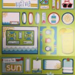 Storytellers HEAT WAVE KIT 12"X12" Scrapbook Paper & DieCuts 5pc