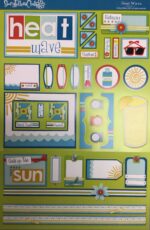 Storytellers HEAT WAVE KIT 12"X12" Scrapbook Paper & DieCuts 5pc